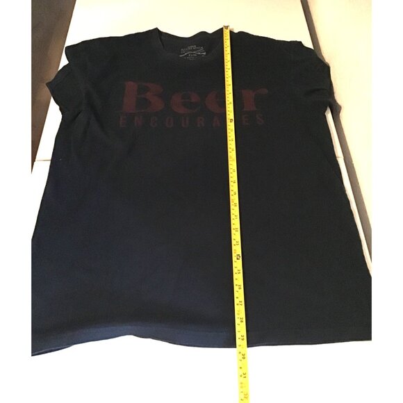 GRUNT STYLE- MENS NAVY COTTON GRAPHIC CREW NECK SHORT SLEEVE T-SHIRT SIZE LARGE - Picture 7 of 7